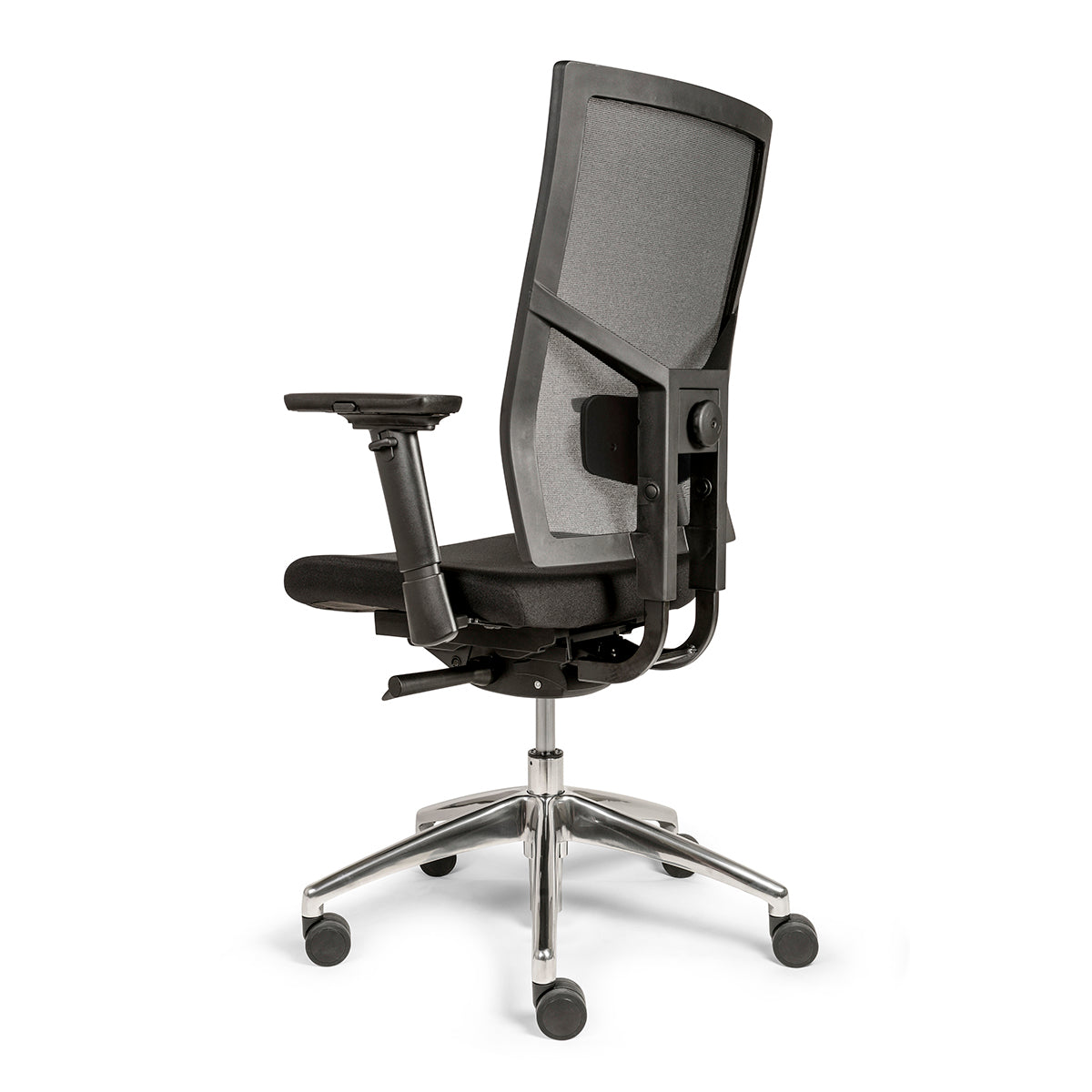 Bureaustoel Junna Netwave op aluminium voet