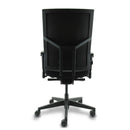 Achteraanzicht van de Bureaustoel NPR 1813 uitgevoerd in het zwart