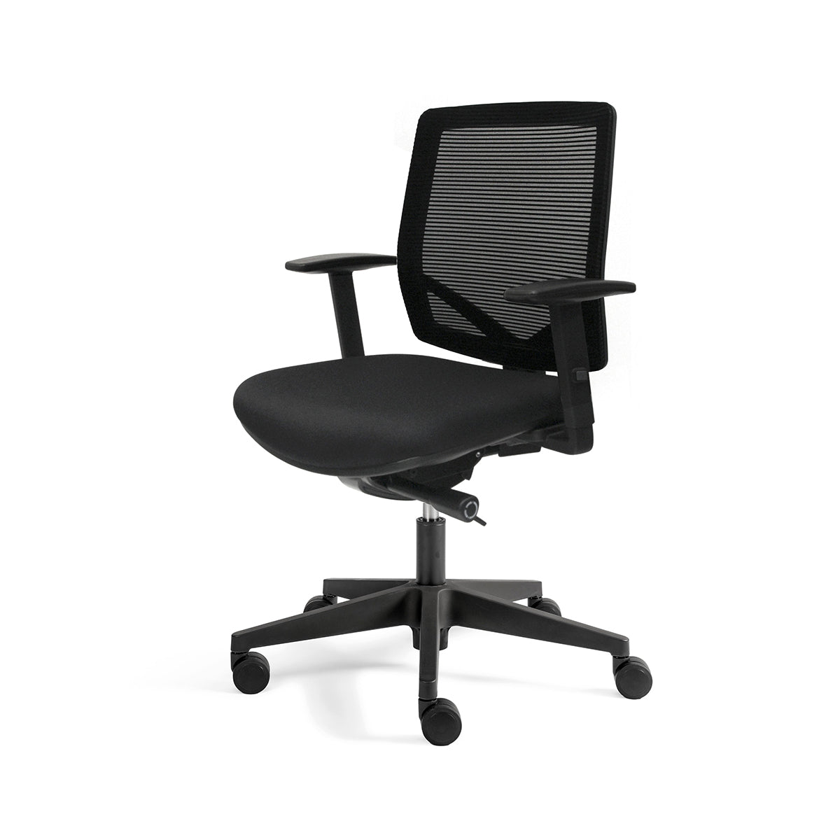 Bureaustoel Junna Basic met een Netwave rugleuning 