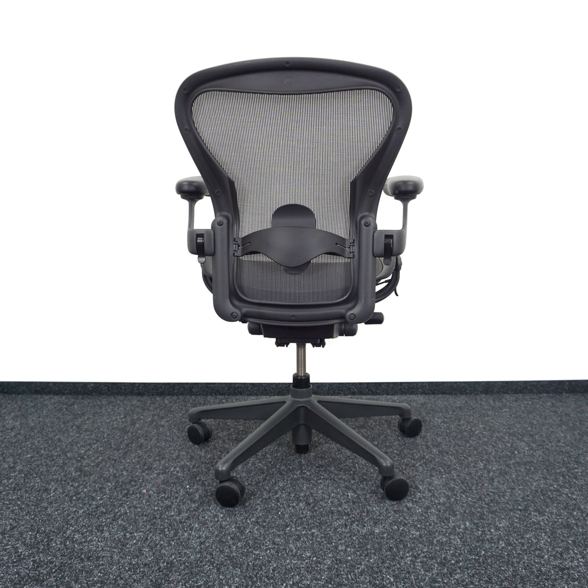 Refurbished Herman Miller Aeron type B Remastered, grafiet foto 3