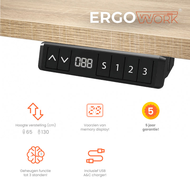 Ergowork zit-sta bureau